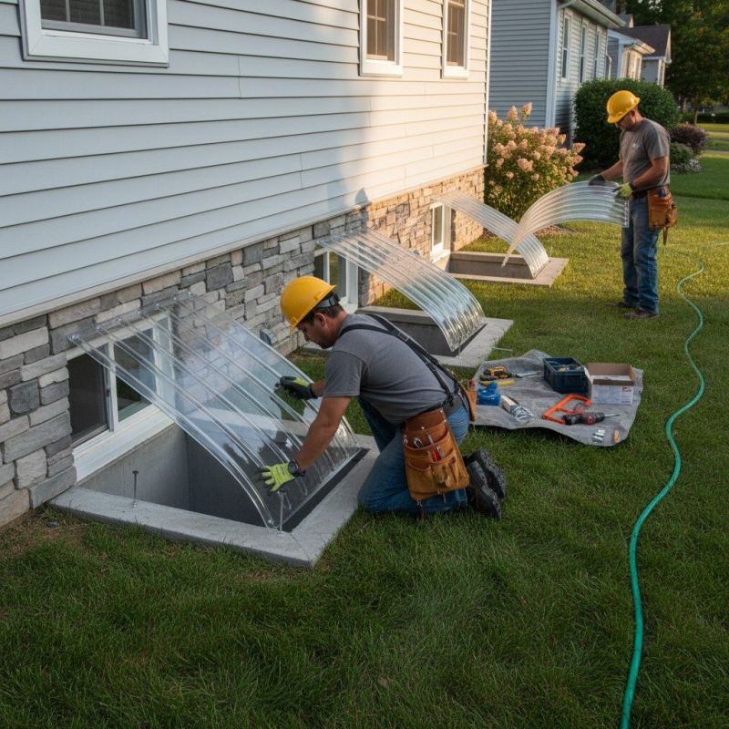 Local Window Well Installation pros at work