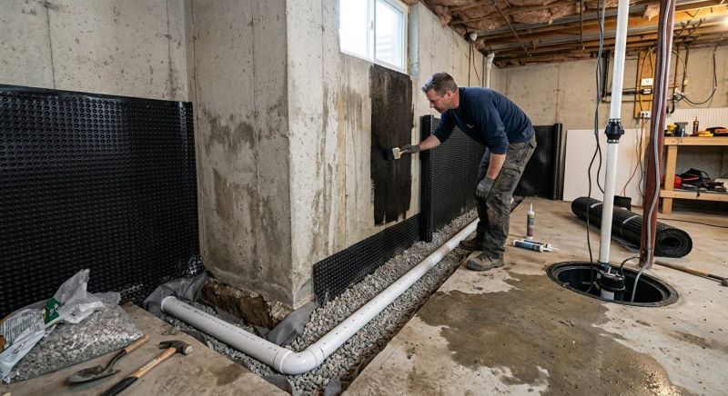 Basement Walls Waterproofing in Birmingham, AL