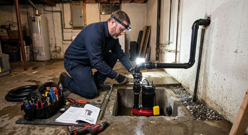 Drainage Pump Installation in Auburn, AL