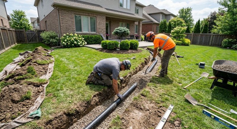 Residential Landscape Drainage in Tuscaloosa, AL