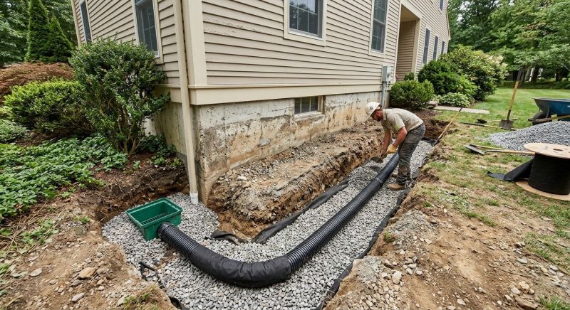 Yard Drainage Installation in Tuscaloosa, AL